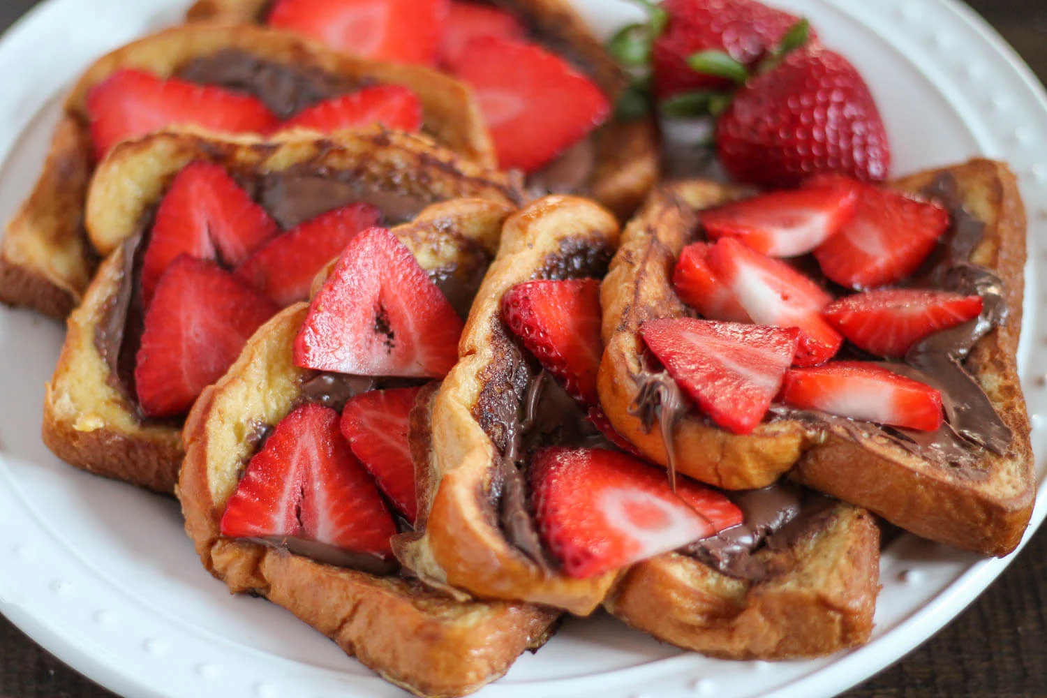 Strawberry Nutella Toast